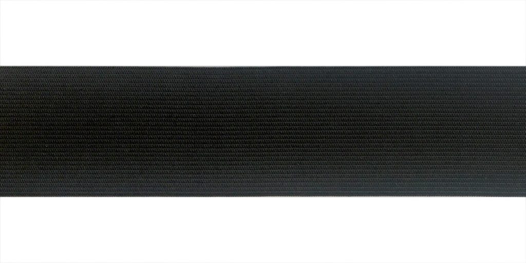 Elástico de crochet negro Novotex