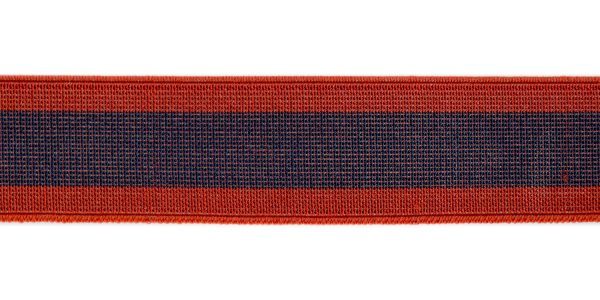 elastico de telar reforzado Novotex azul y rojo