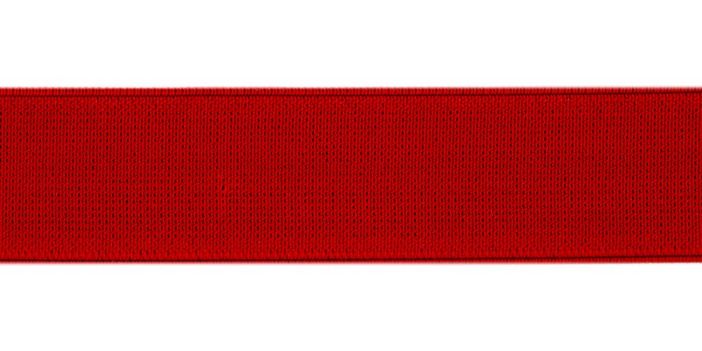 elastico de telar reforzado Novotex rojo